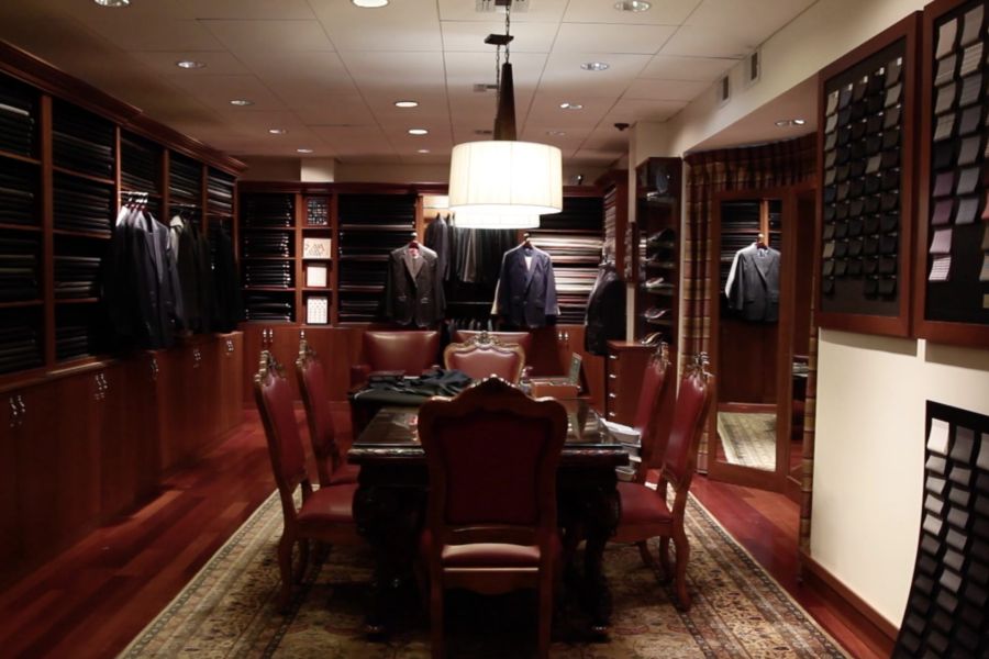 Bhambi's bespoke suit consultation at the Midtown Manhattan showroom – first fitting appointment with master tailor New York City